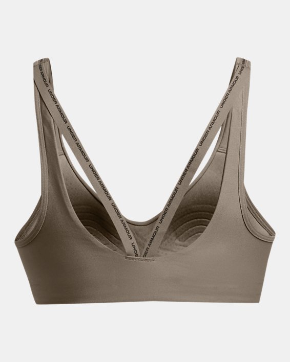 Women's UA Infinity 2.0 Low Strappy Sports Bra in Brown image number 5